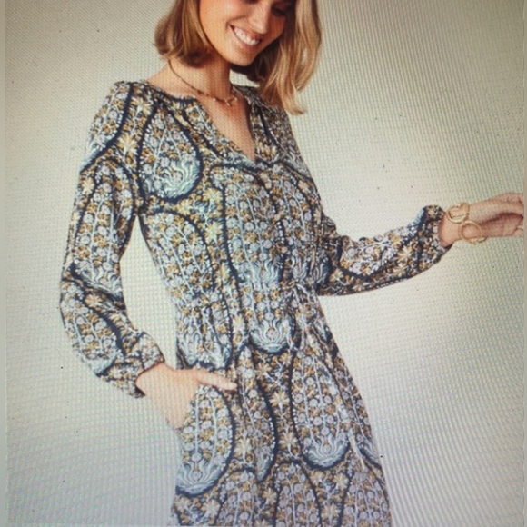 Spartina 449 catalina dress jones hundred paisley Women's Size XXL - Picture 1 of 14